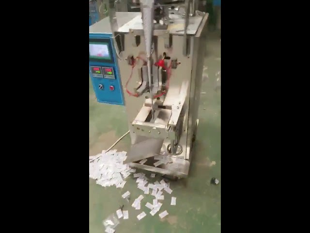 סין הספק אוטומטי אנכי כרית פאוץ צ 'יפס נוזלי חטיף אריזה מכונת